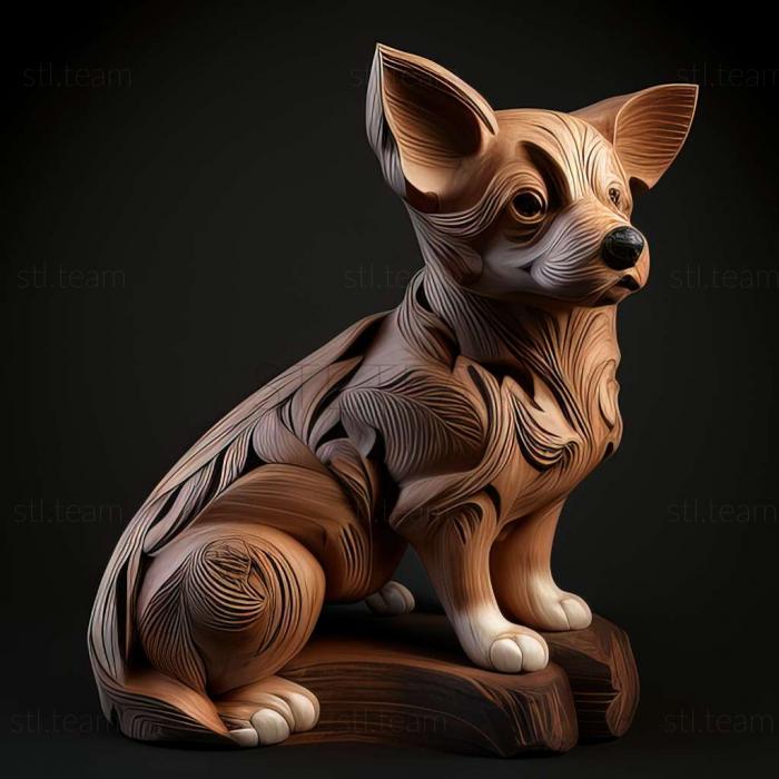 3D model Taiwanese dog (STL)